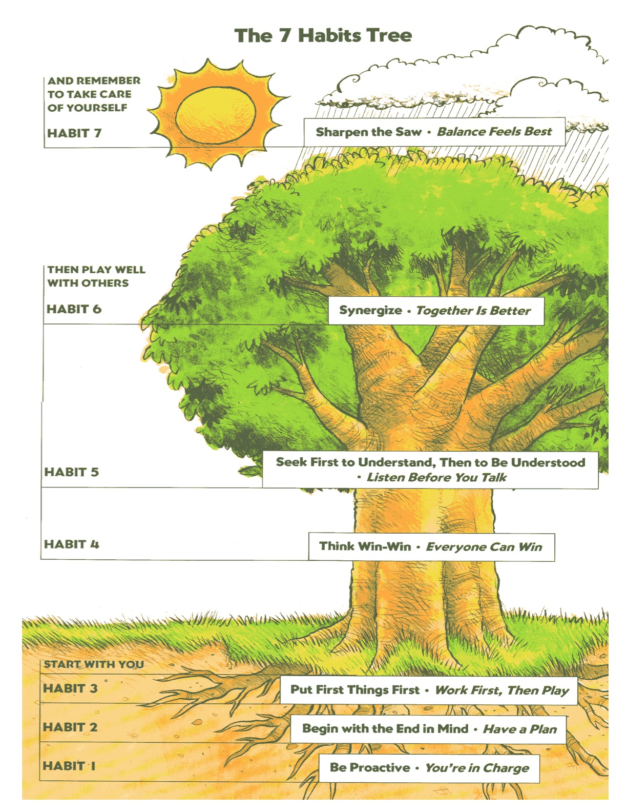 Seven Habits Tree